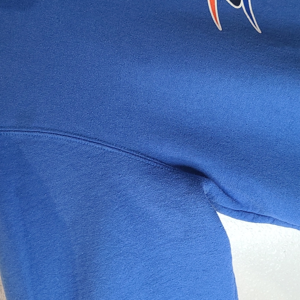 Adidas NBA OKC Thunder hoodie sweatshirt medium blue - Picture 7 of 13